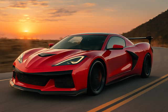 2025 Chevrolet Corvette ZR1 on an open highway