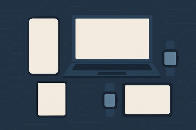 Modern electronic devices like smartphone, tablet, and laptop