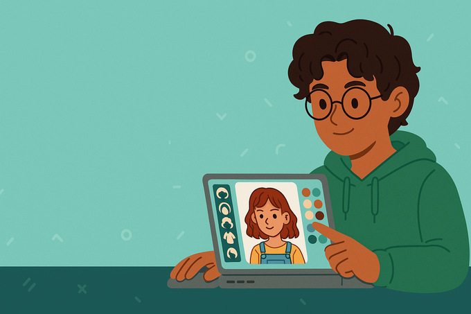 Picrew avatar creation with customizable character design