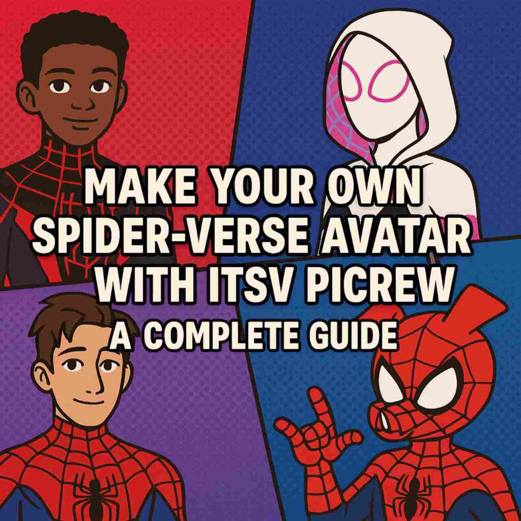 Spider-Verse style avatar created with ITSV Picrew.