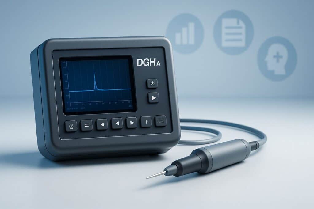 dgh a Meaning, Use Cases, and How to Interpret It in Different Fields DGH portable A-Scan device with probe and clinical setup