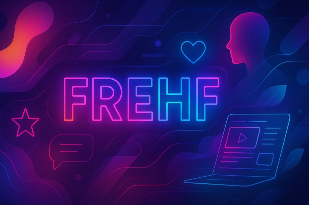 Frehf creative digital branding and culture concept illustration