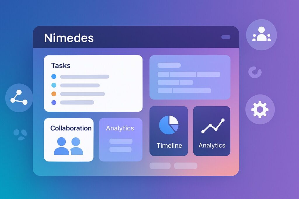 Bold illustrated banner showing restored small-town buildings and community.