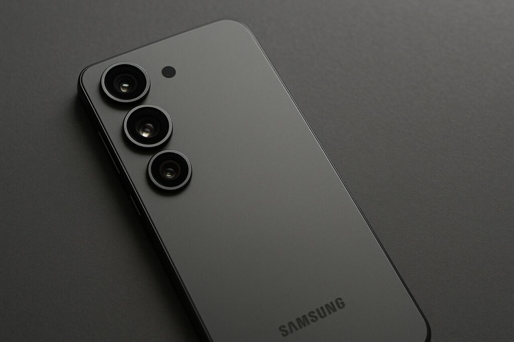 Galaxy S26 rear camera close-up with telephoto lens upgrade