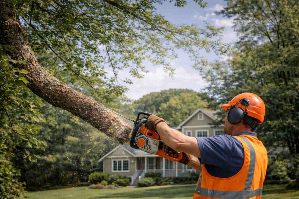 Smart Tree Care Solutions for Howell, MI Homeowners Arborist providing professional tree care service in Howell MI residential yard