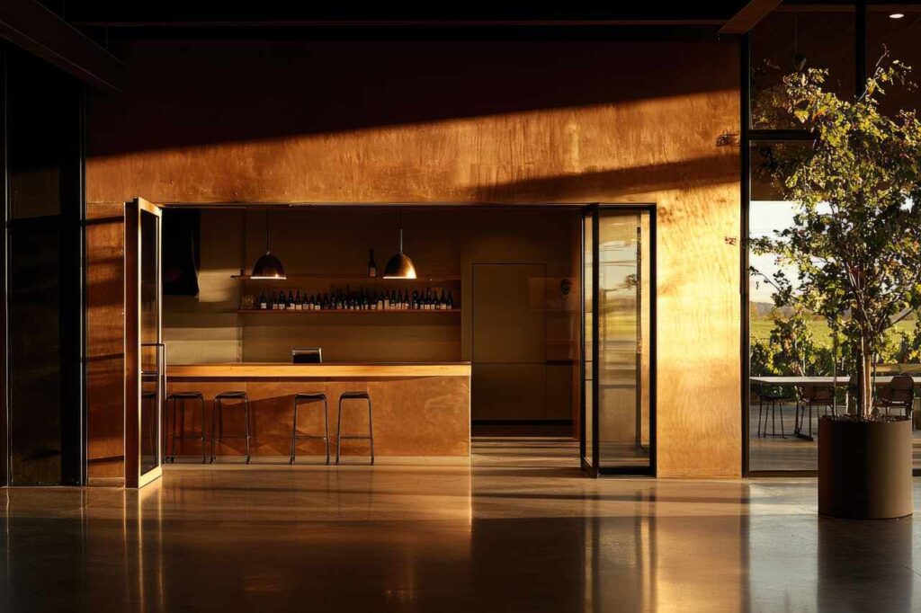 Homeowner inspecting house exterior with maintenance checklist