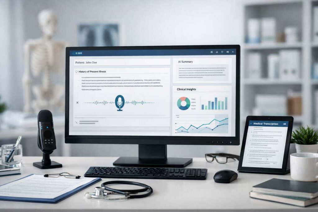 AI tools improving medical documentation efficiency in healthcare