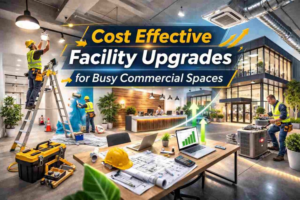 Cost-effective facility upgrades in a busy commercial space