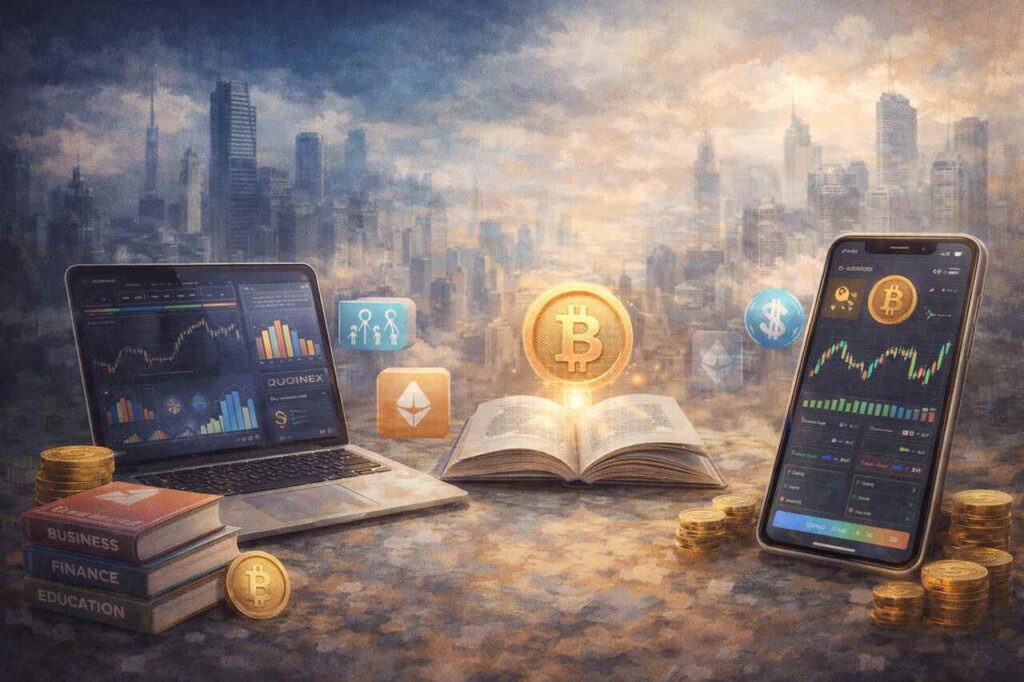 Coyyn digital finance platform with crypto and business tools