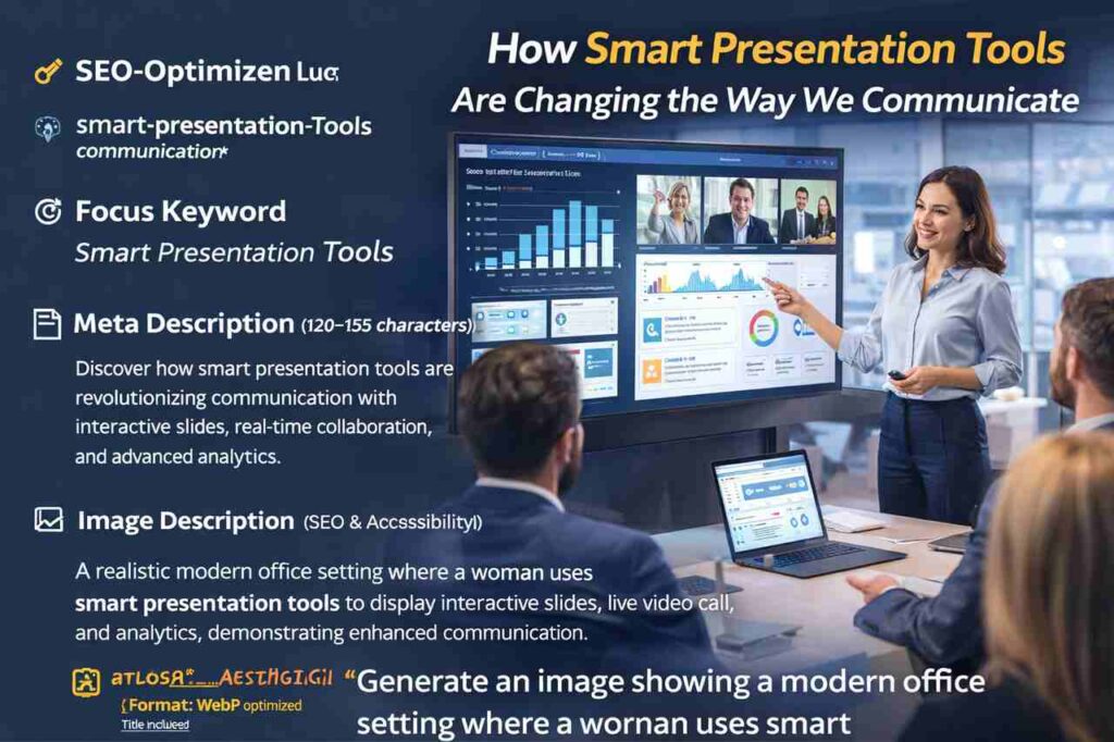 Smart presentation tools improving communication in modern workplace