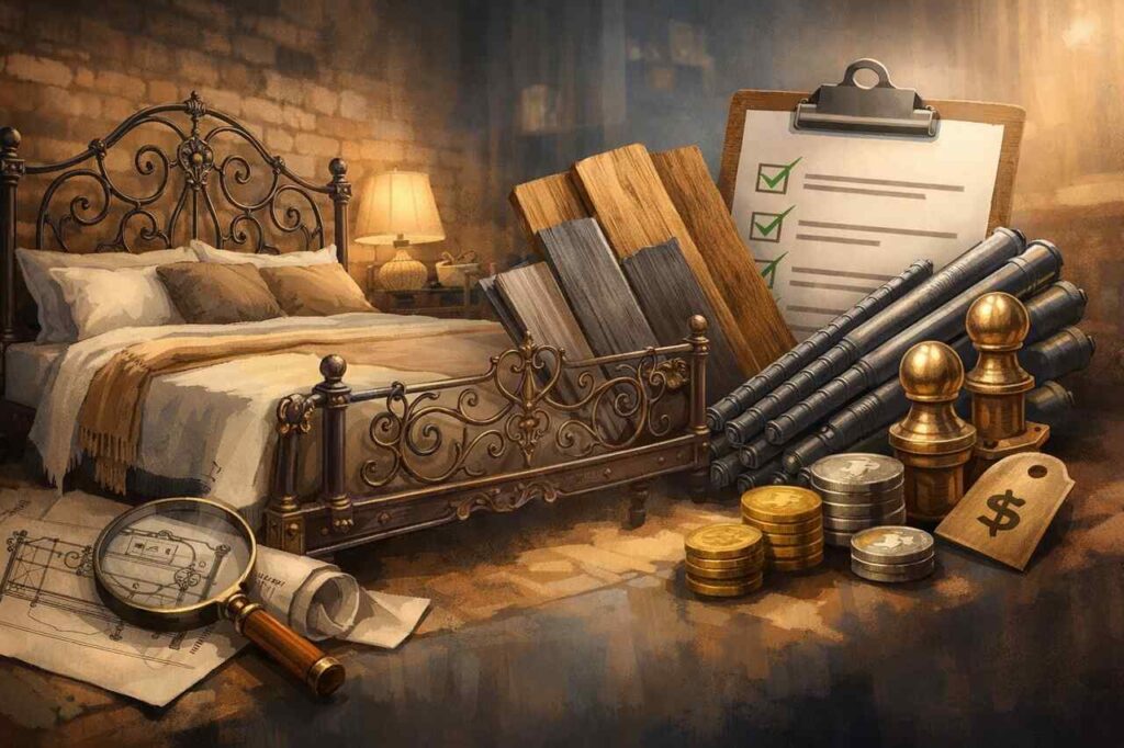 Jernsenger iron bed design with materials and buying guide elements