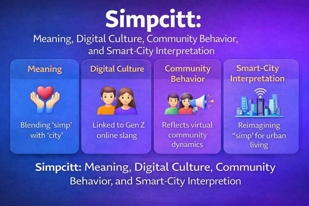 Simpcitt meaning digital culture community behavior smart city interpretation explained
