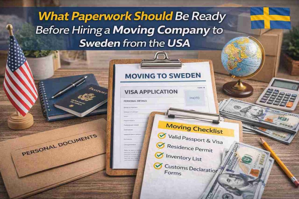 Paperwork needed for moving to Sweden from the USA