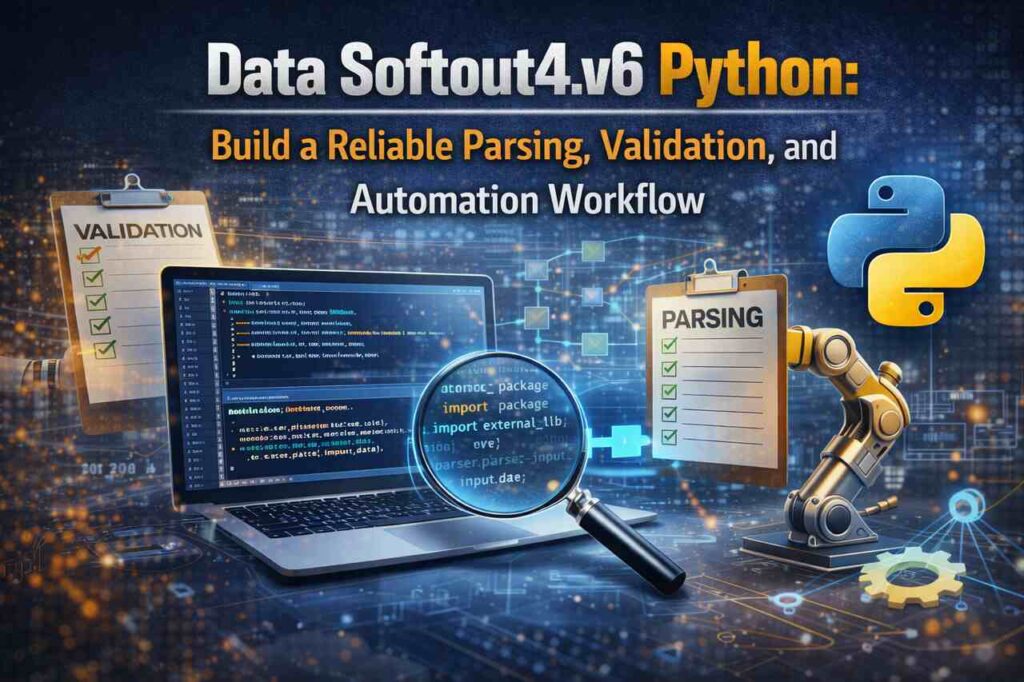 Data Softout4.v6 Python parsing validation automation image