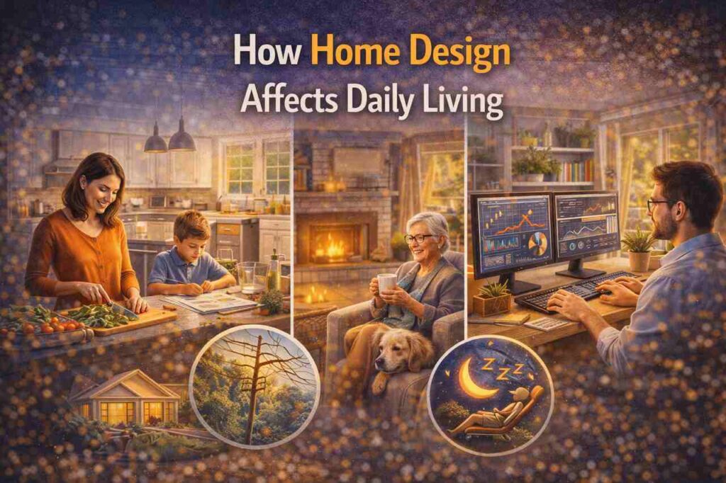 How Home Design Affects Daily Living Home design affects daily living comfort productivity image