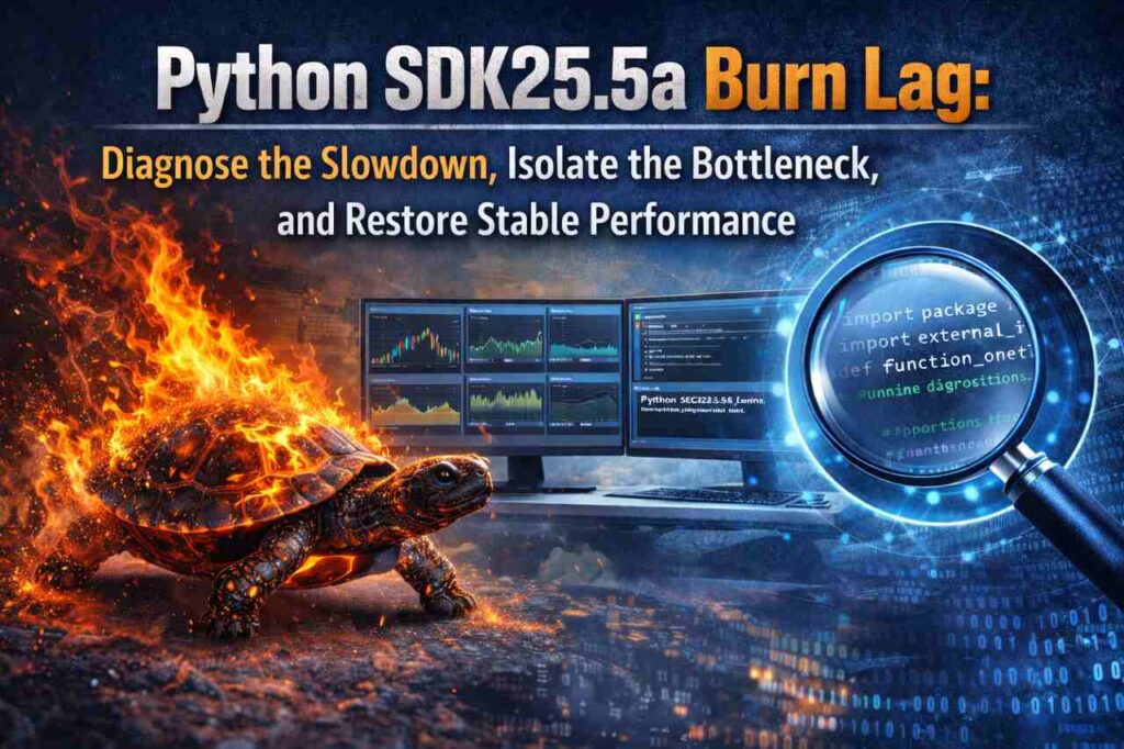 Python SDK25.5a burn lag performance troubleshooting image