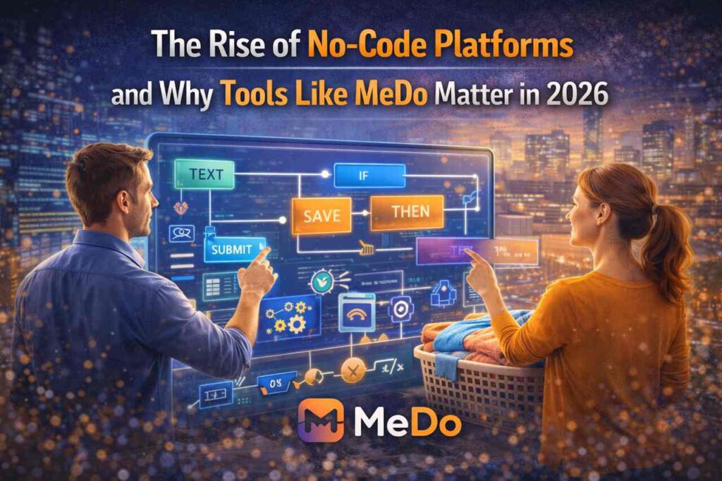 No-code platforms 2026 MeDo workflow automation image