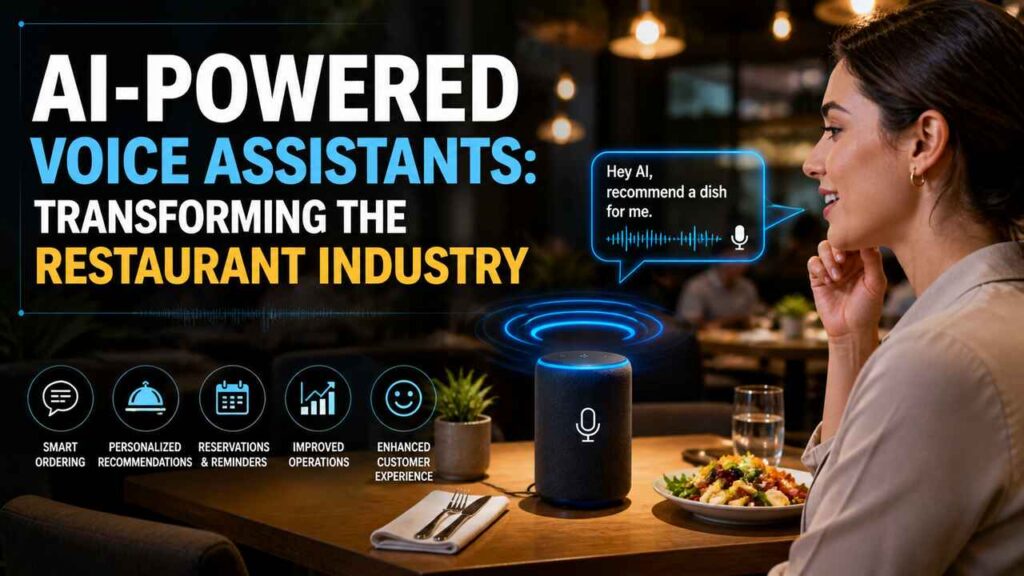 AI voice assistant in restaurant setting