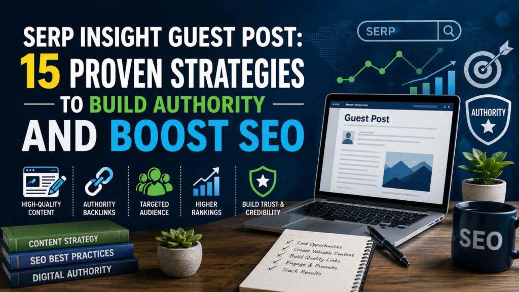 SERP Insight Guest Post: 15 Proven Strategies to Build Authority and Boost SEO