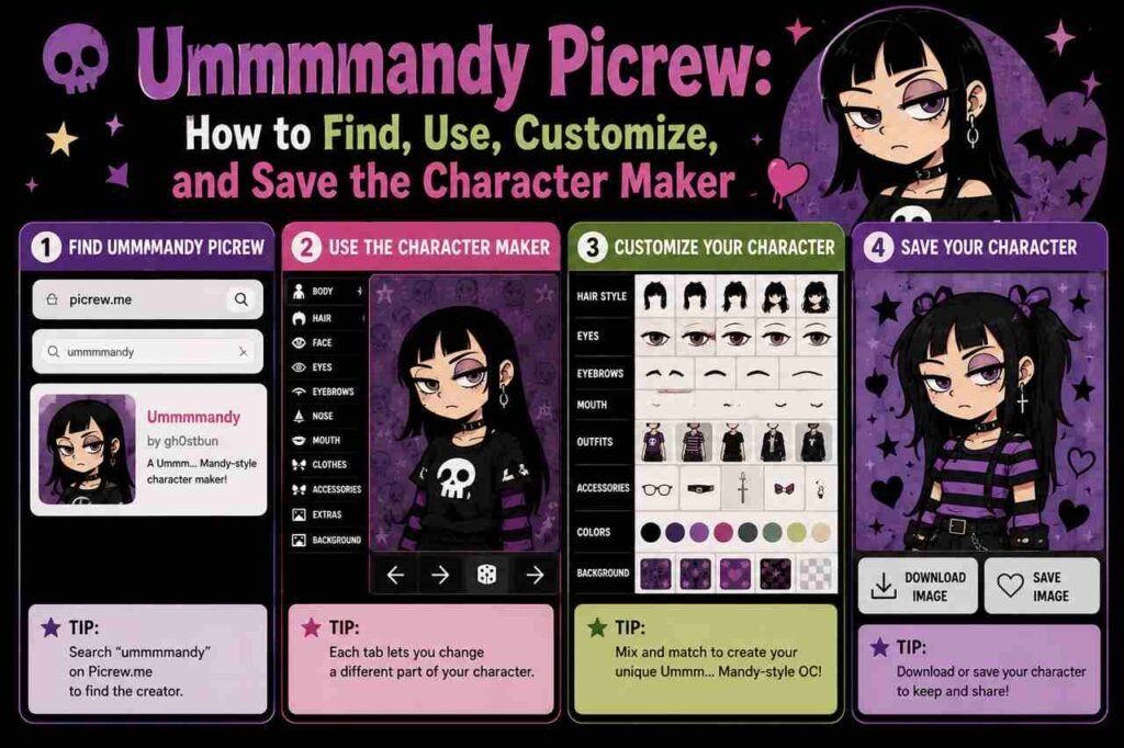 Ummmmandy Picrew character maker customization guide