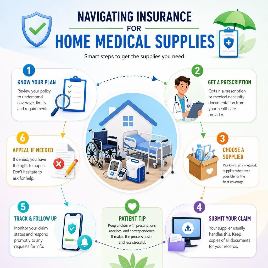 Navigating Insurance for Home Medical Supplies Navigating insurance coverage for home medical supplies and equipment