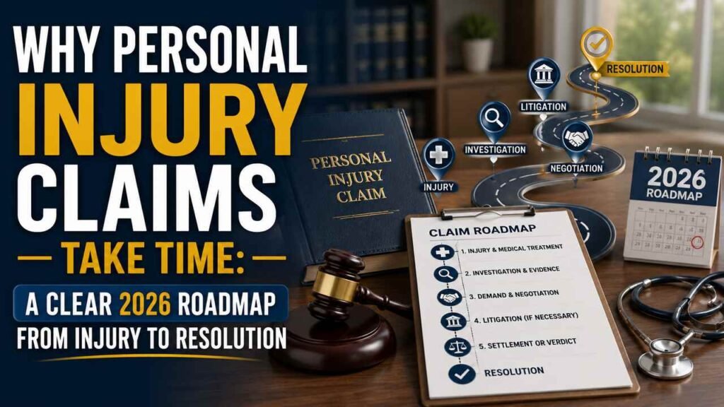 Personal injury claims roadmap from injury to resolution