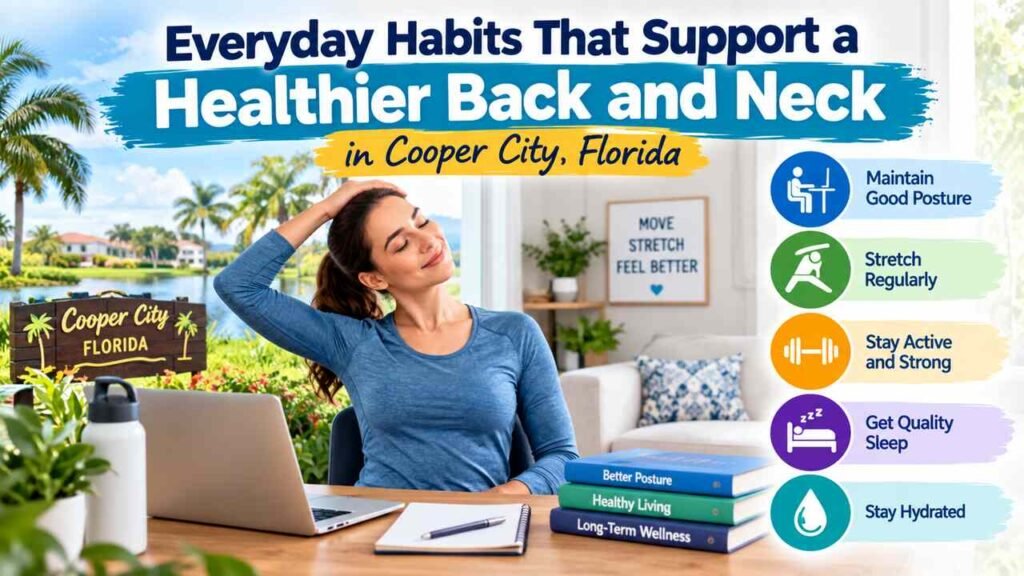 Healthy back and neck habits in Cooper City